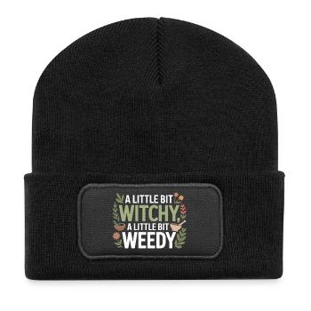 Certified Clinical Botanical Specialist Apparel  - Recycled Patch Beanie - black - Front