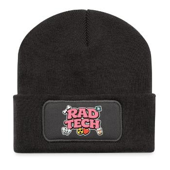 Rad Tech Radiology Humor Medical Design - Recycled Patch Beanie - dark grey - Front