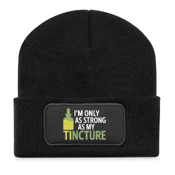 Équipement certifié spécialisé en extraits liquides cliniques - Beanie recyclé à patch - noir - Devant
