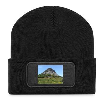 Ardèche Mountain Landscape – France - Beanie recyclé à patch - noir - Devant