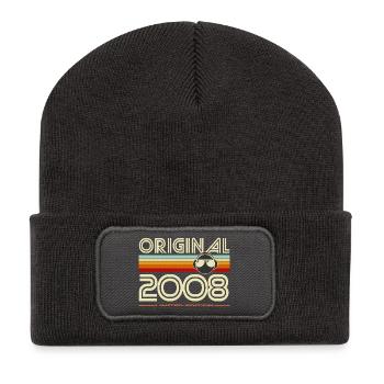 Original 2008 Retro Edition - Recycled Patch Beanie - dark grey - Front