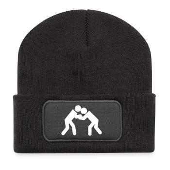 Ringen - Recycelte Patch Beanie - Dunkelgrau - Vorne