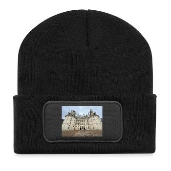 Château de Chambord - Recycled Patch Beanie - black - Front
