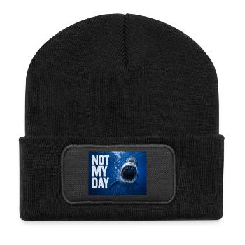 Hai Not My Day - Recycled Patch Beanie - black - Front