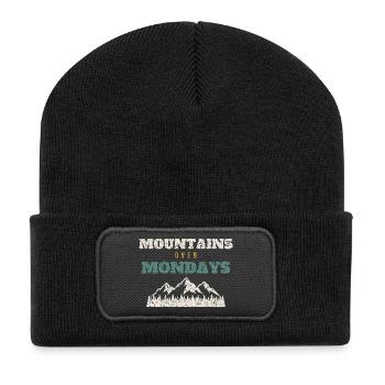 Mountains Over Mondays - Recycled Patch Beanie - black - Front