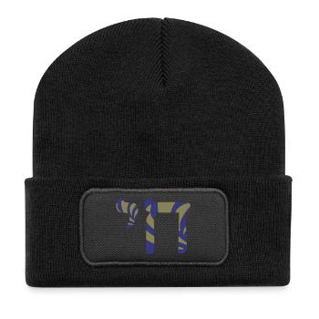 Chai (Leben) - Recycelte Patch Beanie - Schwarz - Vorne