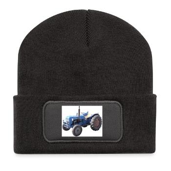 Mari's Gamle Traktor - Recycled Patch Beanie - dark grey - Front