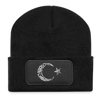Türkiye Atatürk Türkei - Recycelte Patch Beanie - Schwarz - Vorne