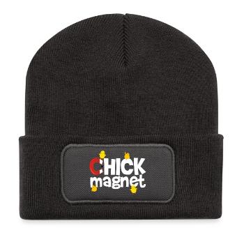 chick magnet - Recycelte Patch Beanie - Dunkelgrau - Vorne