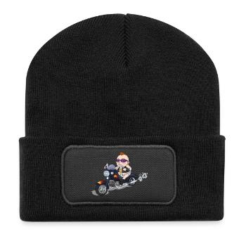 Baby Rider - Beanie recyclé à patch - noir - Devant