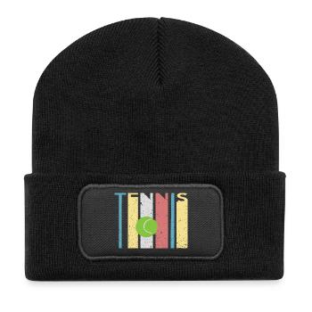 tennis - Recycled Patch Beanie - black - Front