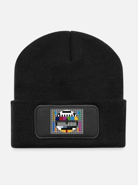 Testbild - Sheldons Lieblingsshirt - Recycelte Patch Beanie - Schwarz