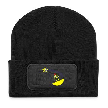 stellar shooting - Recycled Patch Beanie - black - Front