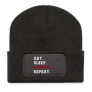 baseball - Recycled Patch Beanie - dark grey - Front