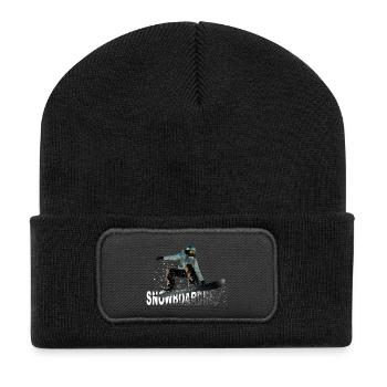 snowboarding - Recycled Patch Beanie - black - Front