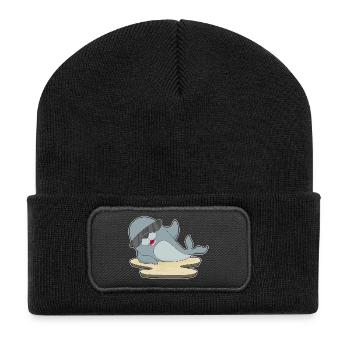 Lunettes de soleil Seal - Beanie recyclé à patch - noir - Devant