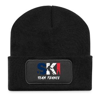 Ski Team France Emblem - Recycled Patch Beanie - black - Front