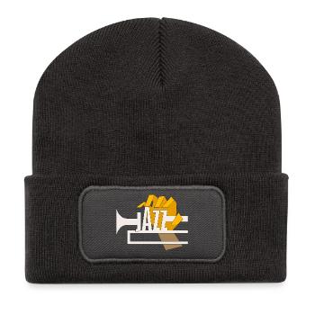 Tshirt Jazz Trumpet - Recycled Patch Beanie - dark grey - Front