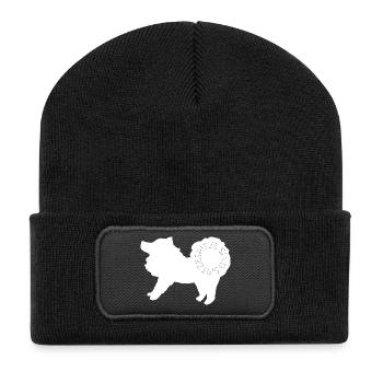 Spitze sind spitze! White - Recycelte Patch Beanie - Schwarz - Vorne