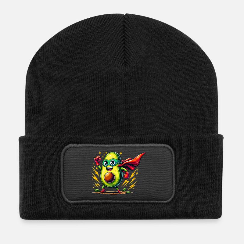 Supercado - Beanie recyclé à patch - noir