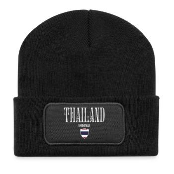 Originally from Thailand, born in Thailand - Recycled Patch Beanie - black - Front