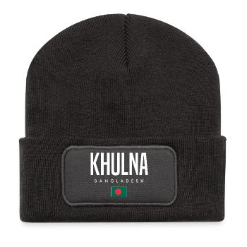 Khulna Bangladesh - Recycled Patch Beanie - dark grey - Front