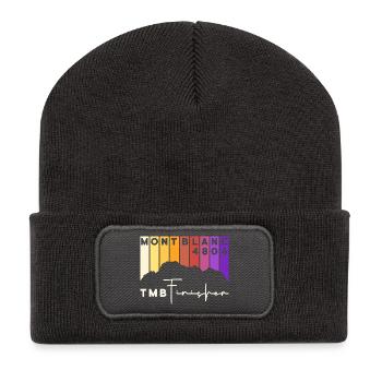 TMB Tour de Mont Blanc Montblanc Finisher - Recycled Patch Beanie - dark grey - Front