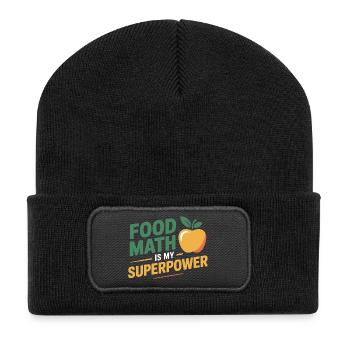 Professional Nutritionist Precise Calculation  - Recycled Patch Beanie - black - Front