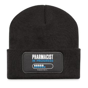 Pharmacien Technicien Pharmaceutique - Beanie recyclé à patch - charbon - Devant