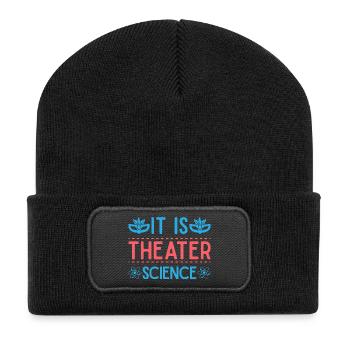 Théâtre musical C’est un cadeau scientifique théâtral - Beanie recyclé à patch - noir - Devant