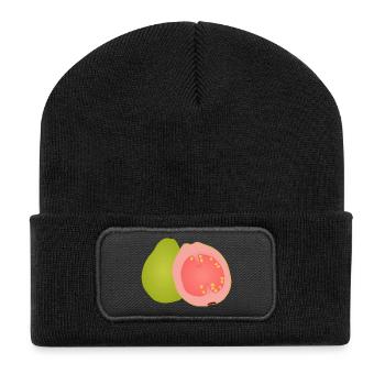 Art pop de goyave - Beanie recyclé à patch - noir - Devant