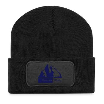 Danske Bjerg - Recycled Patch Beanie - black - Front