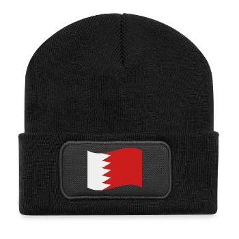 Drapeau de Bahreïn - Beanie recyclé à patch - noir - Devant