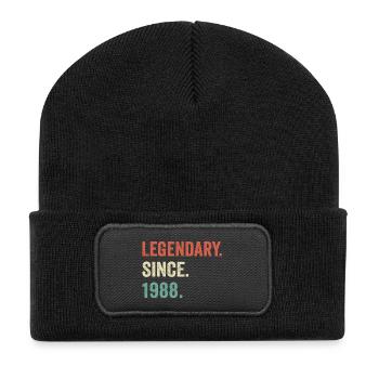 legendary since 1988 - Recycled Patch Beanie - black - Front
