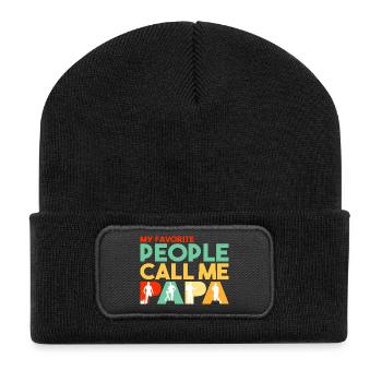Définition du dictionnaire humoristique des entraîneurs de basket-ball - Beanie recyclé à patch - noir - Devant