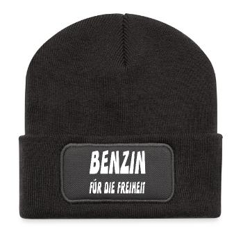 Benzin - Recycelte Patch Beanie - Dunkelgrau - Vorne