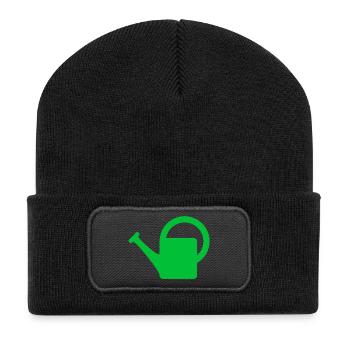 Jardin - Beanie recyclé à patch - noir - Devant