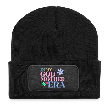 In My Godmother Era Shirt - Gift Godmother - Recycled Patch Beanie - black - Front