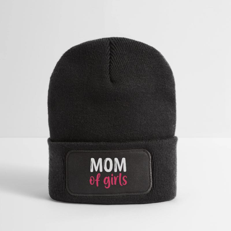 Mutter der Mädchen – Beste Mutter – Muttertag Recycelte Patch Beanie