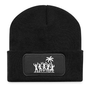 Holiday Party Beach Team - Recycled Patch Beanie - black - Front