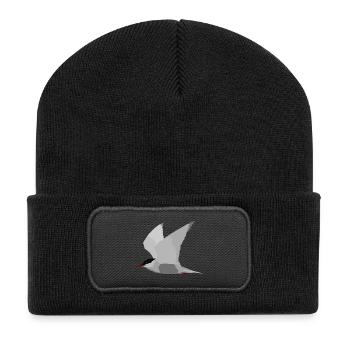 Whiskered Tern - Recycled Patch Beanie - black - Front