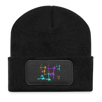 Prehistoric archers 3 - Recycled Patch Beanie - black - Front