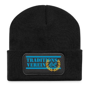 Club traditionnel - Beanie recyclé à patch - noir - Devant