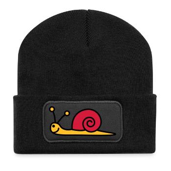 schnecke_3c - Recycled Patch Beanie - black - Front