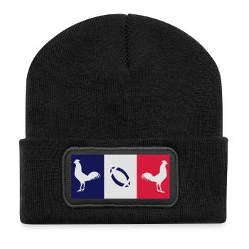 supporters de la France - Beanie recyclé à patch - noir - Devant