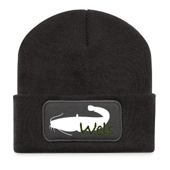 Wels - Recycelte Patch Beanie - Dunkelgrau - Vorne