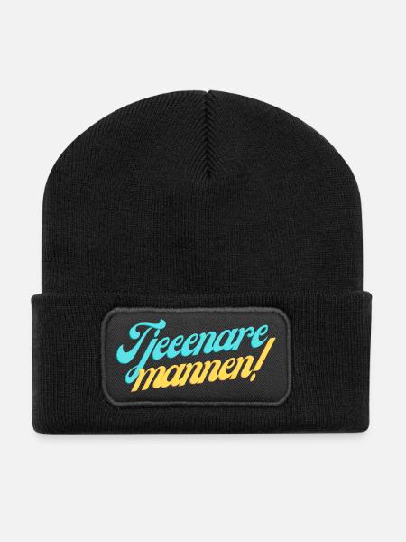 Homme serviteur - Ove Sundberg - Beanie recyclé à patch - noir
