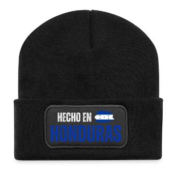 Fabriqué au Honduras, fierté hondurienne - Beanie recyclé à patch - noir - Devant