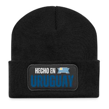 Made in Uruguay, Uruguayan pride - Recycled Patch Beanie - black - Front
