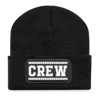 équipage - Beanie recyclé à patch - noir - Devant